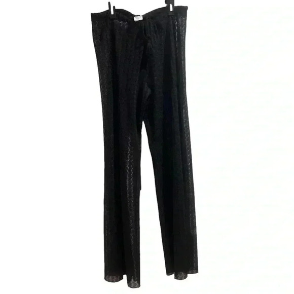 Becca Black Swim Cover Up Pants Large NWT - Picture 4 of 4